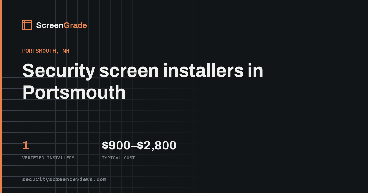 Security Screen Doors in Portsmouth, NH